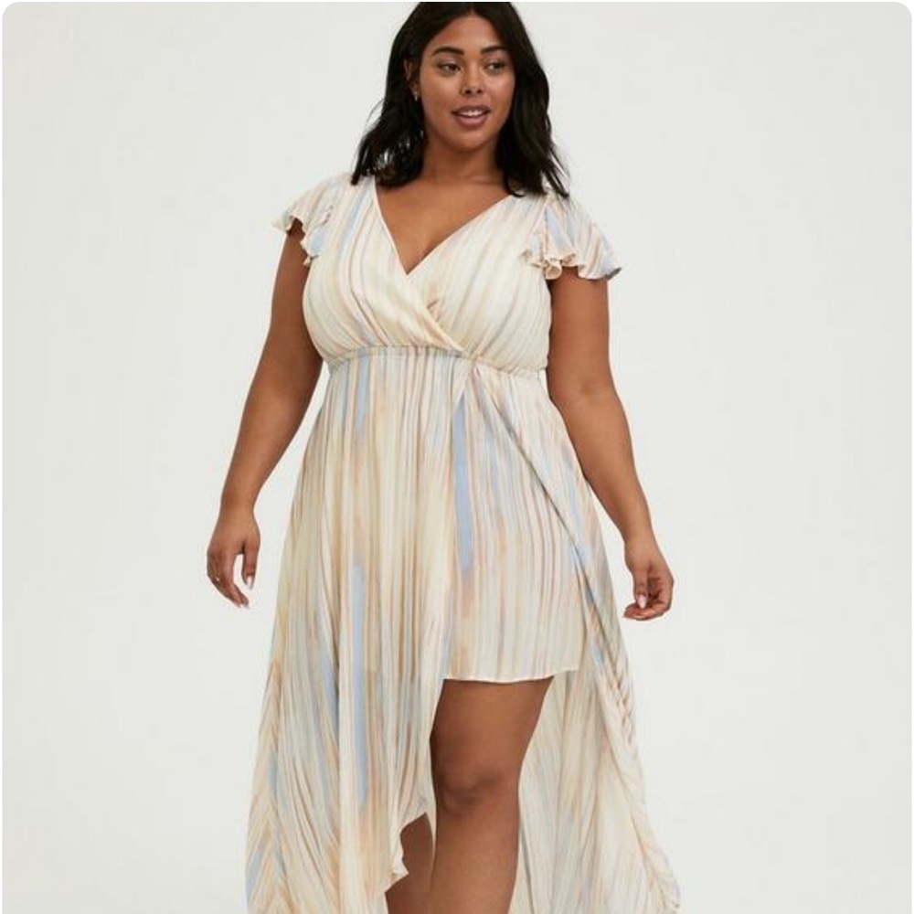 Torrid size 3 romper with wrap skirt